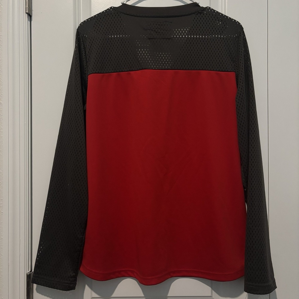 NFL Team Apparel Tampa Bay Buccaneers Football Jersey Sleeves Shirt Women XL - Picture 6 of 6